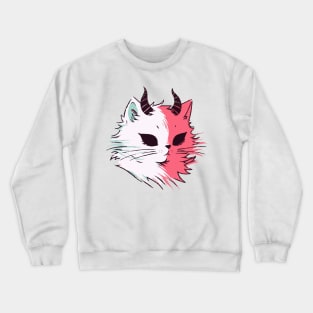 Cute demon cat Crewneck Sweatshirt